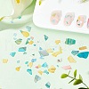 SUPERFINDINGS 105g 7 colors Natural Abalone/Paua Shell Cabochons MRMJ-FH0001-19-5
