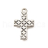 Tibetan Style Alloy Pendants TIBE-L008-34AS-1