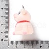 Flocking Resin Cute Pendants RESI-A040-02C-3