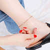 Stainless Steel Satellite Chain Anklets for Women WG18C2B-60-1
