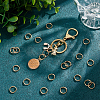 Unicraftale 100Pcs 304 Stainless Steel Split Rings STAS-UN0060-31-2