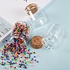 Glass Jar Glass Bottle for Bead Containers X-CON-E008-58x47mm-5
