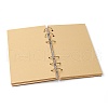 Wooden Wedding Guestbooks Notepad AJEW-H114-04-3