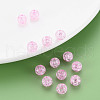 Transparent Crackle Acrylic Beads MACR-S373-66-N04-7