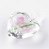 Handmade Luminous Lampwork Pendants LAMP-R136-04F-2