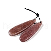 Natural Strawberry Quartz Pendants G-Q176-01A-01-2