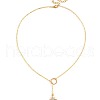 Alloy Crystal Rhinestone Star Lariat Necklaces for Women WGBBC4F-01-2