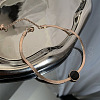 304 Stainless Steel Chain Anklets with Brass Charms WGE11C3-08-1