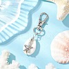 Ocean Collection Shell Pendant Decorations HJEW-JM03210-4