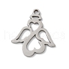 201 Stainless Steel Pendants STAS-S157-01A-P-1