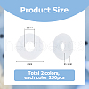 500Pcs 2 Colors Rubber O Rings KY-HS0001-01-2