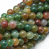 Natural Indian Agate Bead Strands G-J358-02-8mm-1