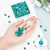 Olycraft 3 Strands Natural Chrysocolla Beads Strands G-OC0002-43-2