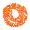 Electroplate Transparent Glass Beads Strands GLAA-N021-4mm-09-2