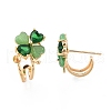 Brass Stud Earring Findings KK-N216-533-3