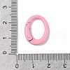 Spray Painted Alloy Spring Gate Rings AJEW-C035-01J-3