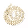 Transparent Baking Paint Glass Beads Strands DGLA-A034-T8mm-D02-2