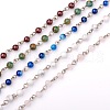 Handmade Gemstone Beads Chains for Necklaces Bracelets Making AJEW-JB00047-1