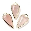 Natural Rose Quartz Pendants G-K347-01G-10-1