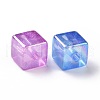 Transparent Acrylic Beads ACRP-F002-04-3