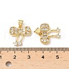 Brass Micro Pave Cubic Zirconia Pendants KK-Q068-06G-3