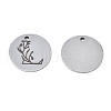 304 Stainless Steel Charms STAS-T059-26P-L-3