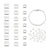   75Pcs 3 Styles 925 Sterling Silver Beads FIND-PH0023-43-7