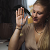 GOMAKERER 2 Strands Natural Chrysocolla and Lapis Lazuli Beads Strands G-GO0001-38A-5