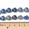 Natural Blue Aventurine Beads Strands G-U023-A04-01-5