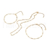 304 Stainless Steel Chain Necklace & Bracelets & Anklets Jewelry Sets SJEW-JS01183-1