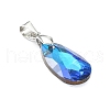 Electroplated Glass Pendants PALLOY-JF03062-4