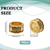   100Pcs Tibetan Style Alloy European Beads DIY-PH0023-44B-2