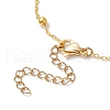 Brass Flat Oval Cable Chain Bracelets BJEW-JB11602-02-4