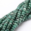 Dyed Natural Malaysia Jade Rondelle Beads Strands X-G-E316-2x4mm-23-1