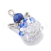 Glass Pendants PALLOY-MZ00665-08-3