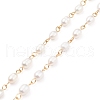 Handmade Natural Freshwater Pearl Beaded Chains AJEW-JB01087-1