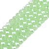 Electroplate Glass Beads Strands EGLA-A044-J4mm-A08-1