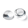 Transparent Half Round Glass Cabochons X-GGLA-R027-30mm-3