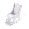 MDF Board Rocking Chair  Miniature Ornaments PW-WG1F664-02-1