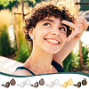 Brass Clip-on Earring Settings KK-PH0035-28-6