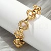 304 Stainless Steel Rolo Chain Bracelets for Women BJEW-S176-01G-B-3