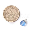 5Pcs Transparent Glass Pendants PALLOY-JF03708-01-2
