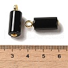 Natural Black Onyx(Dyed & Heated) Pendants FIND-C046-18B-G-3