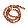 Electroplate Glass Beads Strands EGLA-C005-03B-2