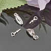 Beebeecraft 2Sets 925 Sterling Silver Box Clasps STER-BBC0007-01-4
