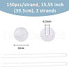 FIBLOOM 2 Strands Natural Rainbow Moonstone Beads Strands G-FI0001-08-2