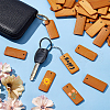   120Pcs Bamboo Pendants WOOD-PH0002-71-5