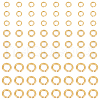 Unicraftale 120Pcs 3 Styles 304 Stainless Steel Open Jump Rings STAS-UN0060-82-1