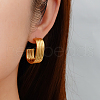 Stylish Stainless Steel Multi-layer C-shaped Stud Earrings RT9970-1