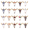Boutigem 20Pcs 10 Styles Zinc Alloy Enamel Pendants ENAM-BG0001-01-3